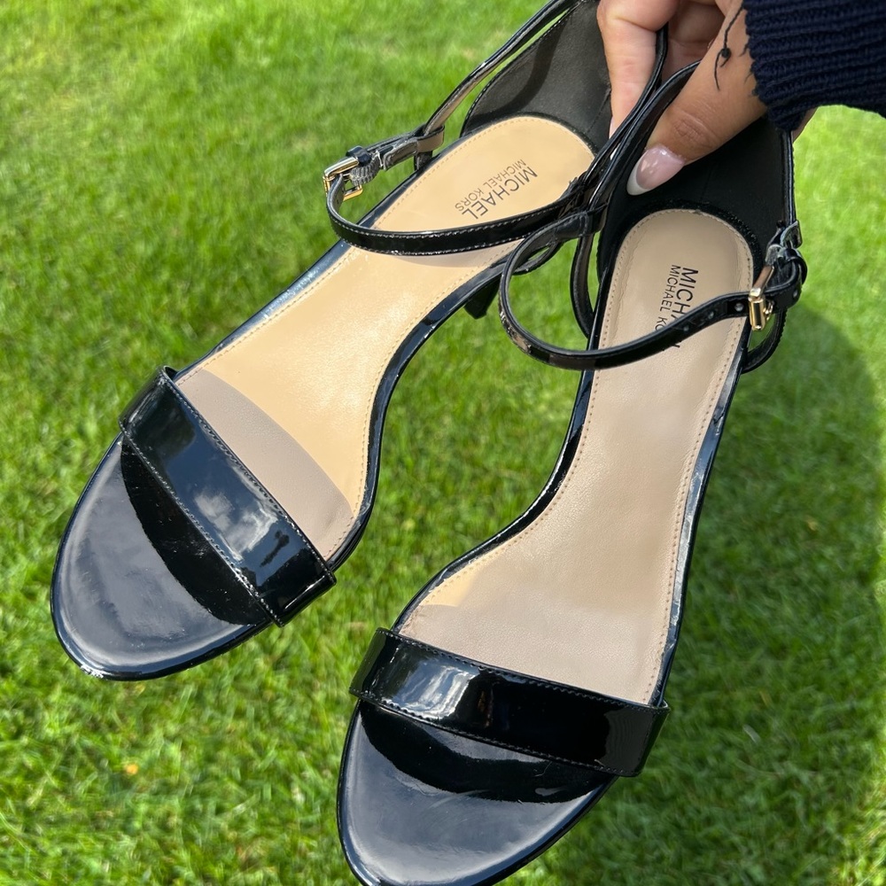 Michael Kors Black Patent Heels